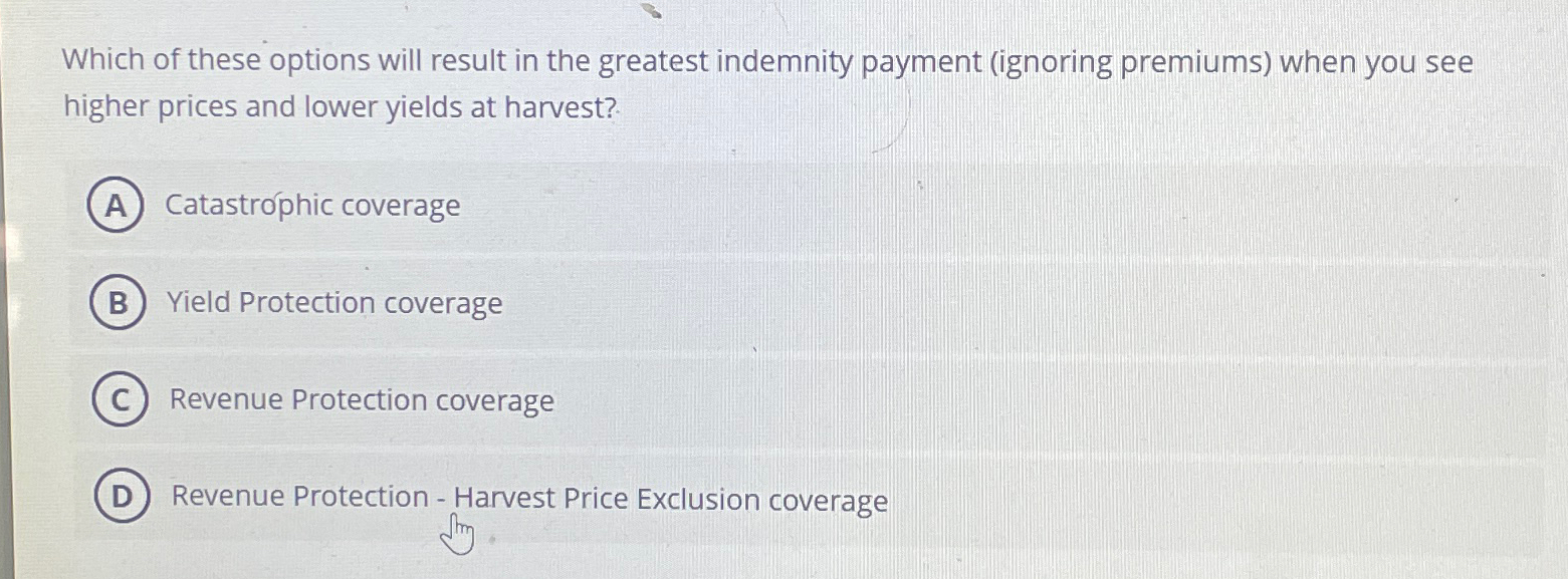Solved Which of these options will result in the greatest | Chegg.com