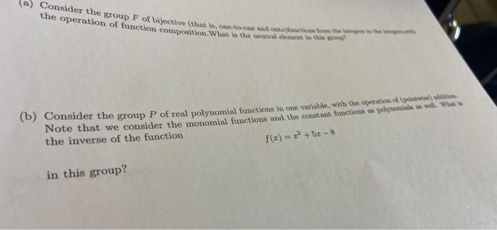 Solved the inverse of the function f(x)=x2+5x−8 in this | Chegg.com