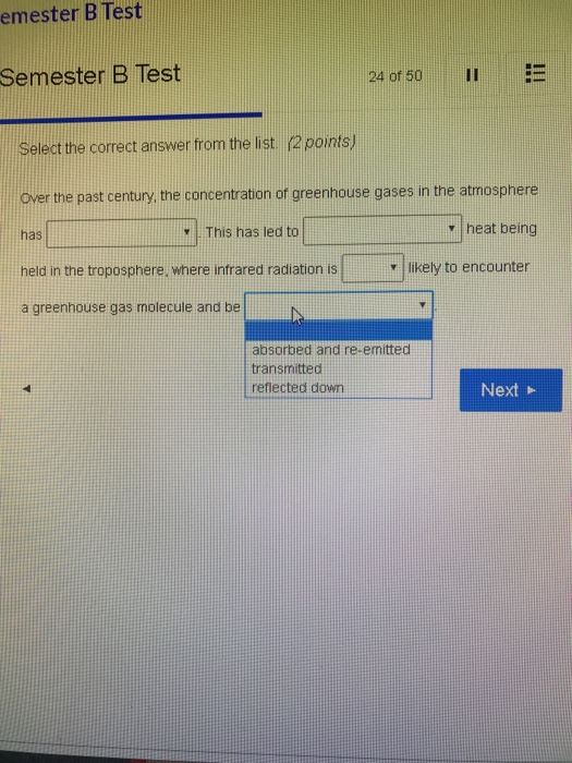 Solved Semester B Test 22 of 50 Analyze the following terms | Chegg.com