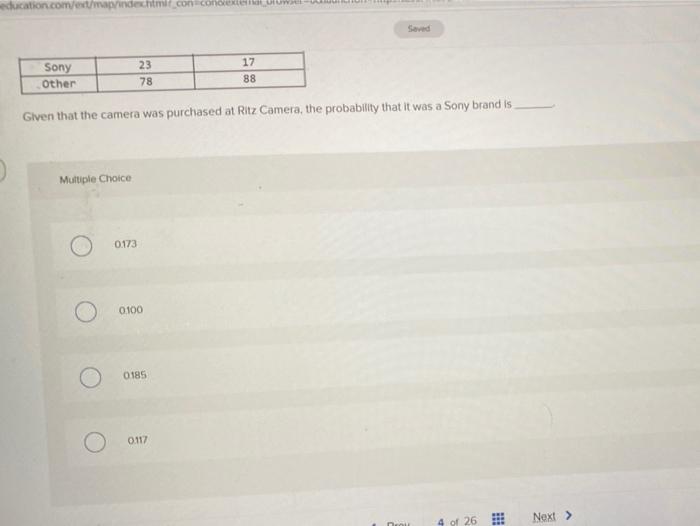 Solved The following contingency table shows the number of | Chegg.com