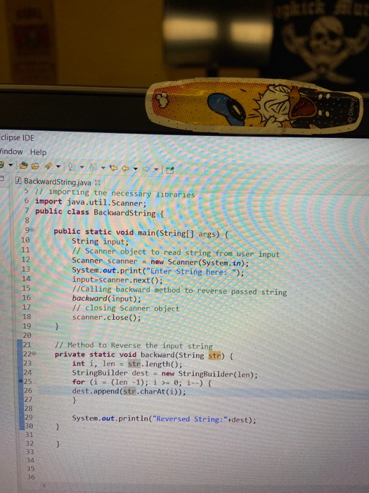 Solved this is my code but i need it to reverse more than | Chegg.com