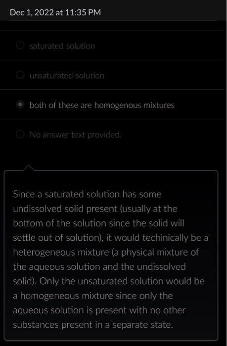 Solved saturated solution unsaturated solution both of these | Chegg.com