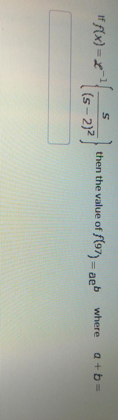 Solved If F X 2 Then The Value Of F 97 Aeb Where A Chegg Com