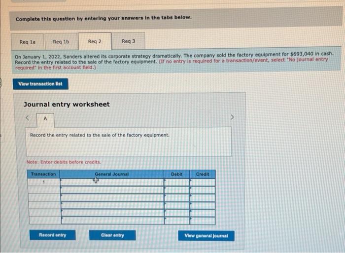 Solved Sanders Company purchased the following on January 1,