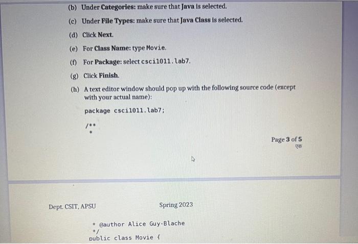 Solved 1. Start NetBeans. 2. Create a new project called | Chegg.com