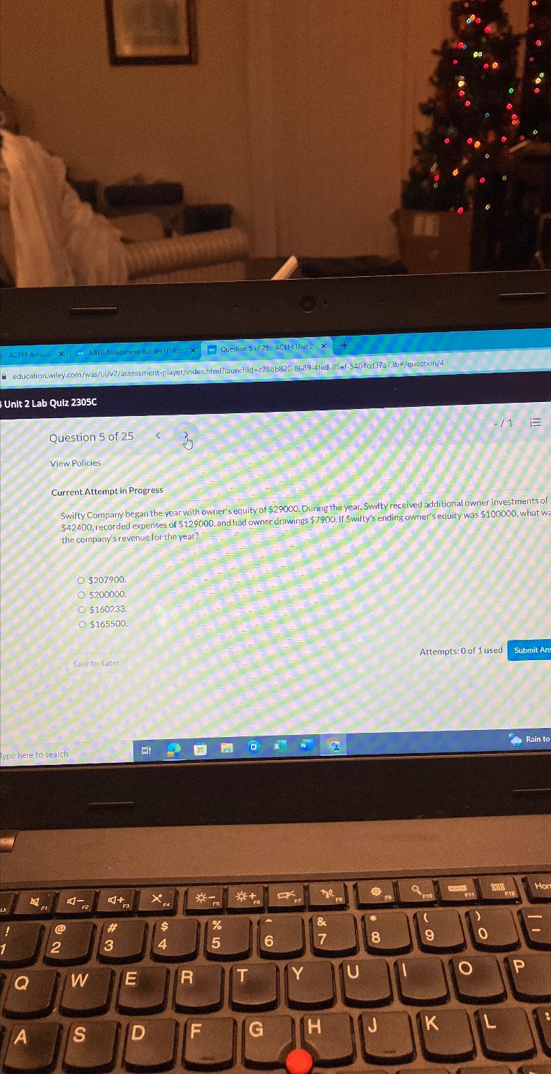 Solved Unit 2 ﻿Lab Qulz 2305CQuestion 5 ﻿of 25View | Chegg.com