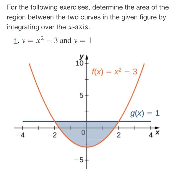 Solved For the following exercises, determine the area of | Chegg.com