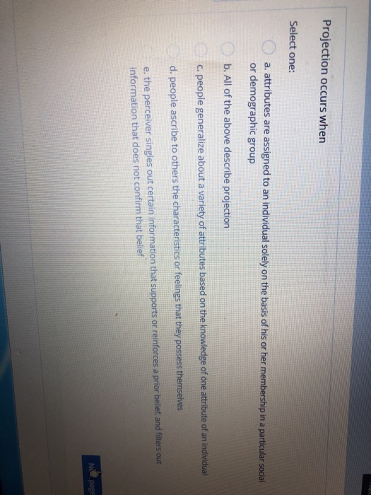 Solved Projection occurs when Select one a. attributes are