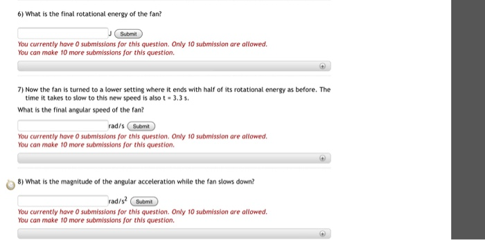 Solved Homework Rotational Kinematics And Moment Of Iner