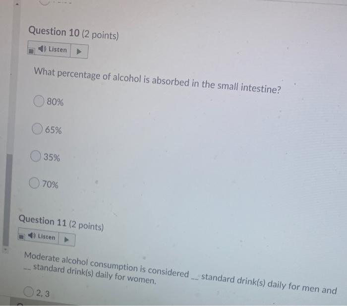 What Percentage of Alcohol is Absorbed in the Small Intestine?