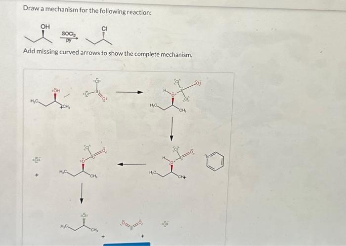 [Solved]: Draw a mechanism for the following reaction: OH HC