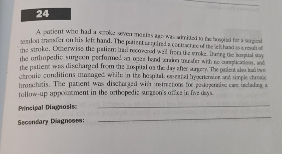 Solved ICD-10-CM and ICD-10-PCS for inpatient hospital | Chegg.com