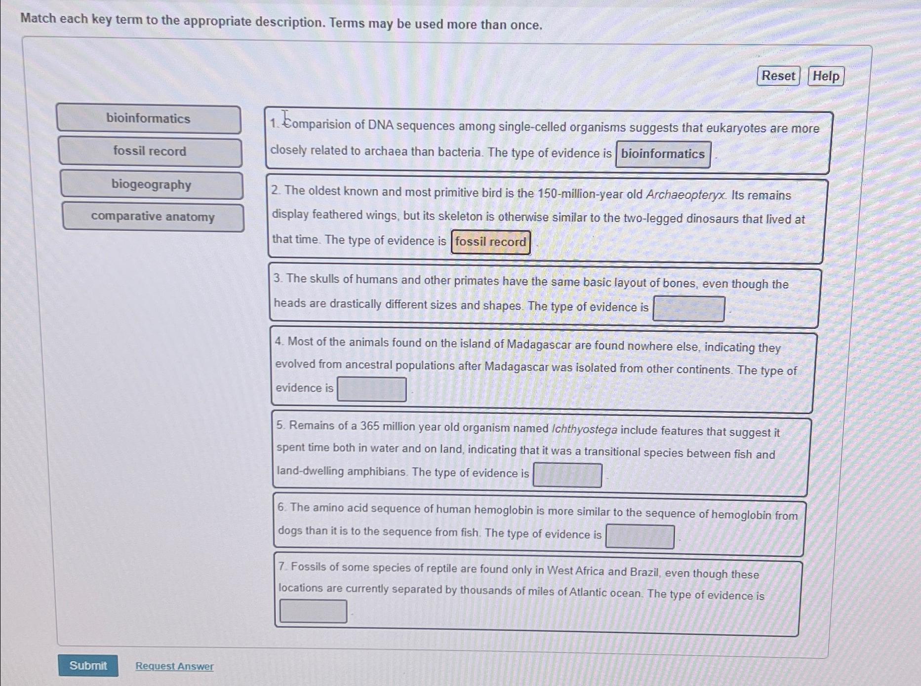 Solved Match each key term to the appropriate description.