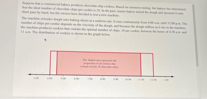 Solved Suppose That A Commercial Bakery Produces Chocolate | Chegg.com