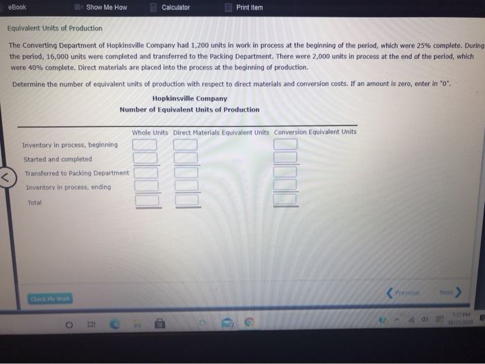 Solved eBook Show Me How Calculator Print Item Equivalent | Chegg.com