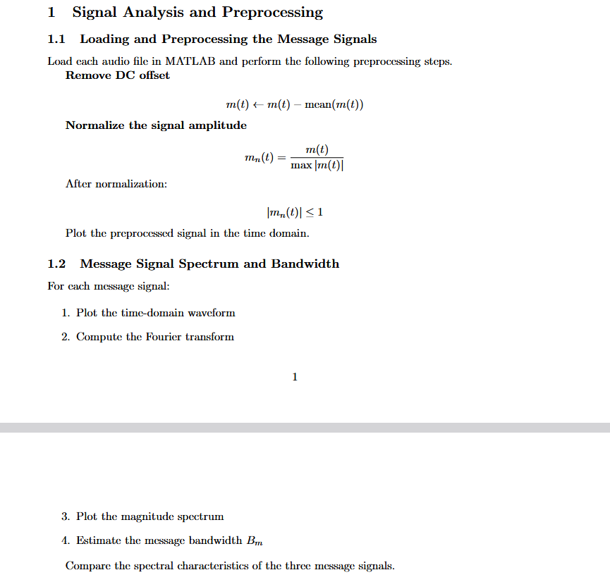 1 Signal Analysis and Preprocessing1.1 Loading and | Chegg.com
