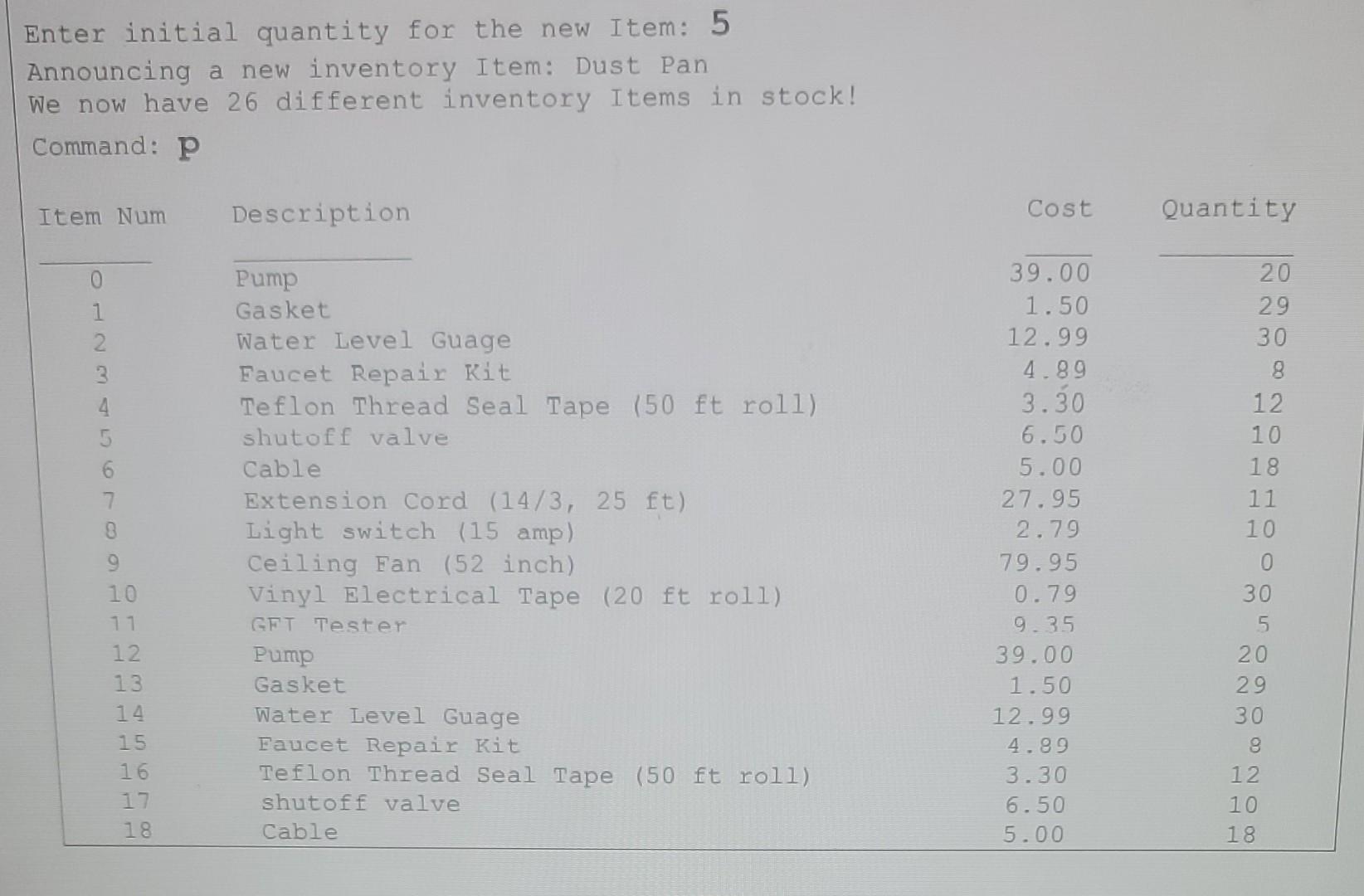 Inventory Application Program This project involves | Chegg.com