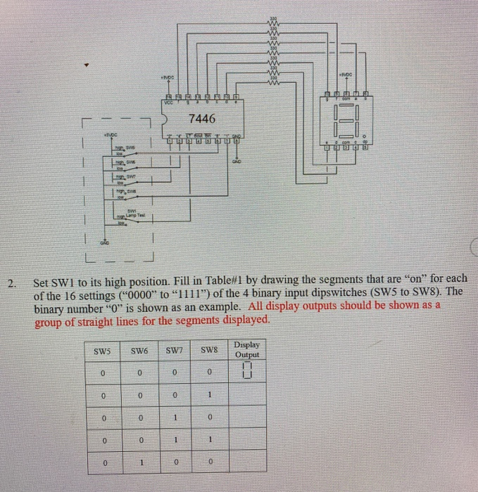 Name: 7 SEGMENT DISPLAY AND DISPLAY DRIVER (Online | Chegg.com