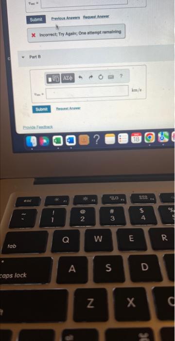 Solved X incorrect, Try Again: One attempt remalining X. | Chegg.com