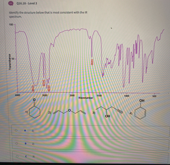 Solved Q16.11 - Level 3 Identify the structure below that is | Chegg.com