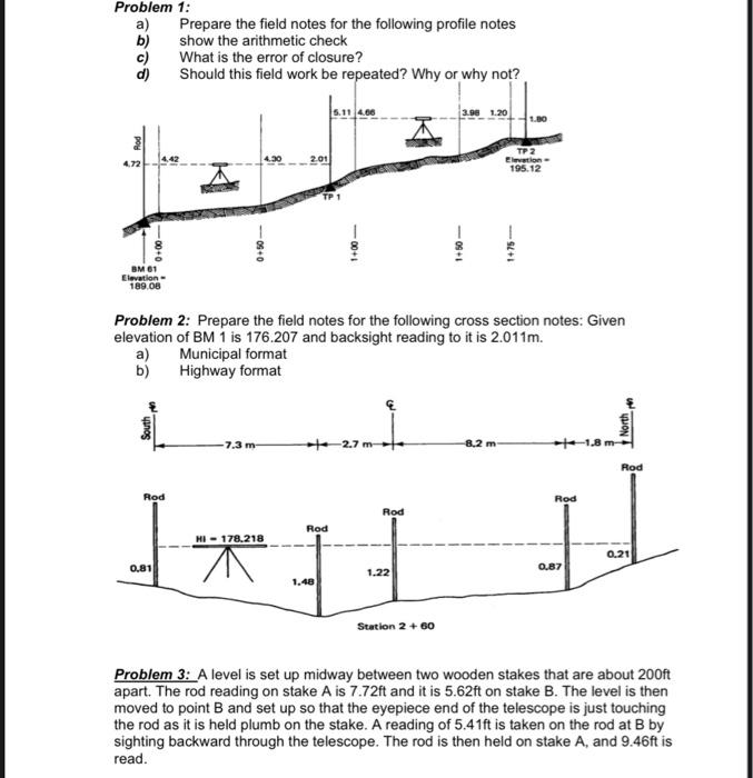 Solved Allowable vertical error of closure is shown in | Chegg.com