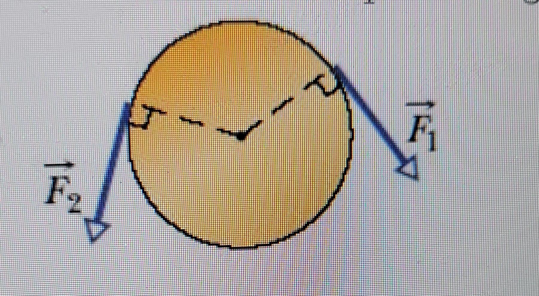 Solved The figure shows a uniform disk that can rotate | Chegg.com