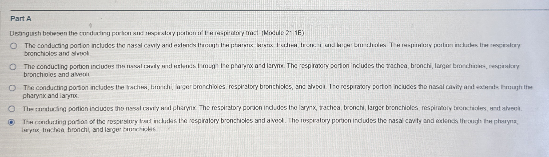 Solved Part ADistinguish between the conducting portion and