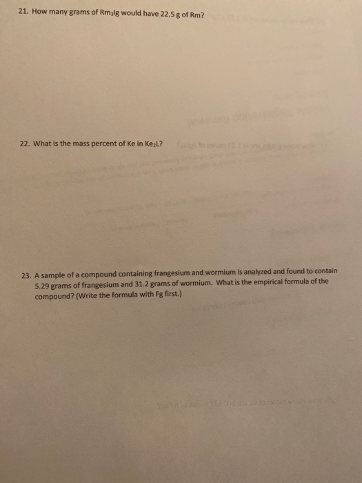 Solved if you could check my answers and fill in ones i dont | Chegg.com