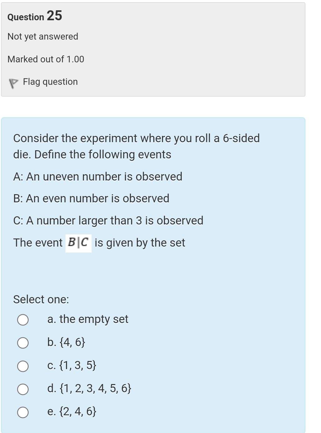 Solved Question 25 Not yet answered Marked out of 1.00 Flag | Chegg.com