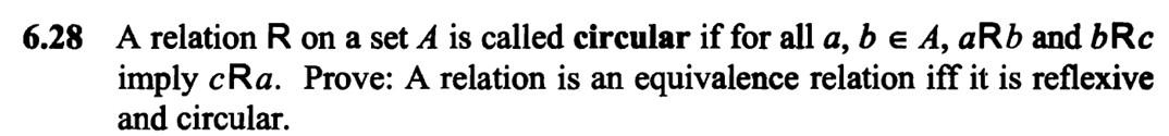 Solved For All A, B, C € A (in The Original Problem" C" Is | Chegg.com