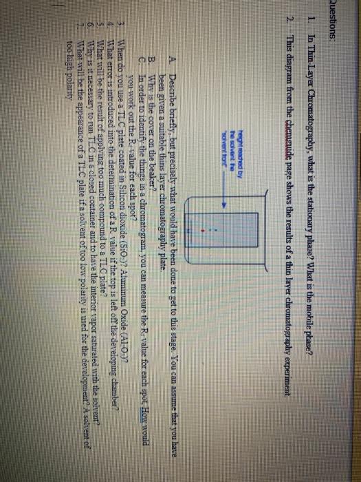 Solved TLC Worksheet Please complete this worksheet and | Chegg.com