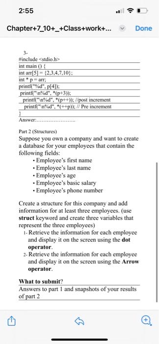 Solved 2:55 Chapter+7_10+_+Class+work+... Done EGN 3211 | Chegg.com