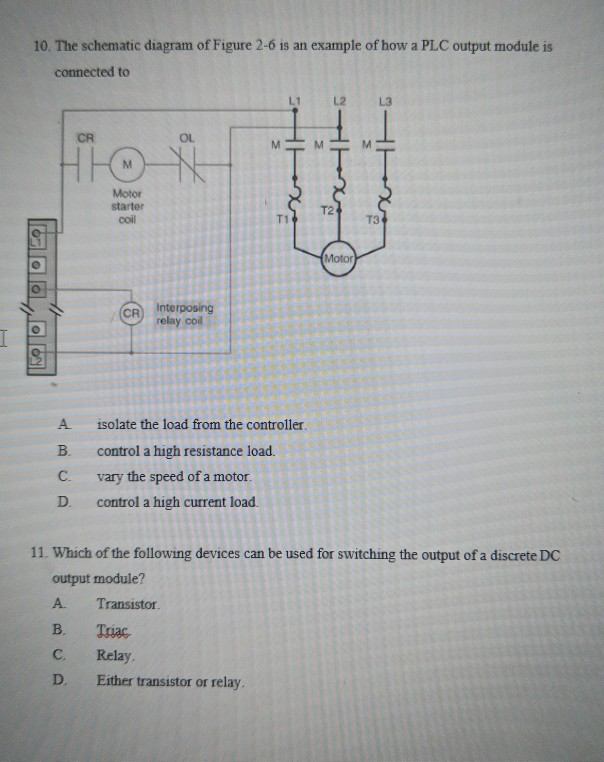 Solved 10. The Schematic Diagram Of Figure 2-6 Is An Example | Chegg.com