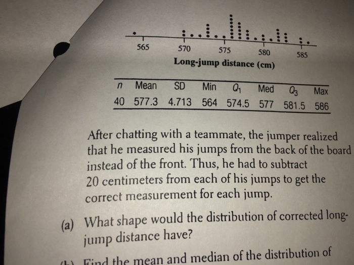 Solved 1 m). 25. Long jump Refer to Exercise 21. Suppose