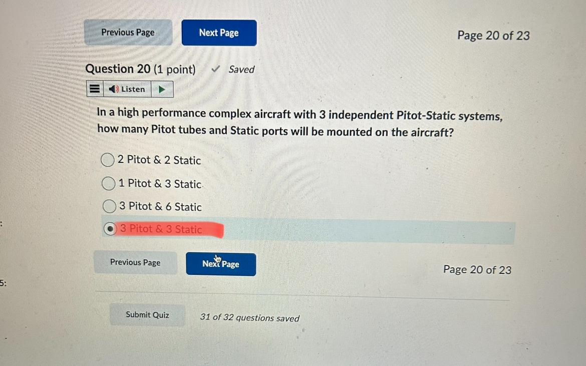 Solved Page 20 ﻿of 23Question 20 (1 ﻿point) ﻿SavedIn a high | Chegg.com