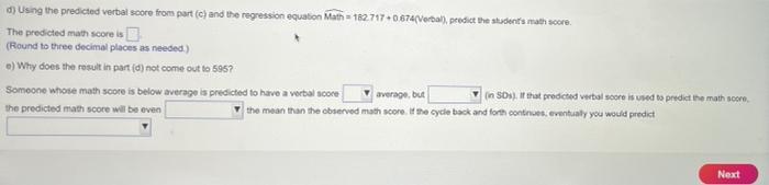 Solved The SAT is a test often used as part of an | Chegg.com