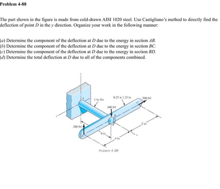 Solved Problem 4-88 The part shown in the figure is made | Chegg.com