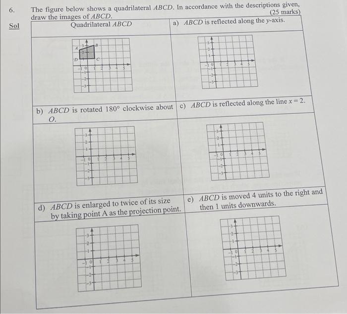 Solved 6. The Figure Below Shows A Quadrilateral ABCD. In | Chegg.com