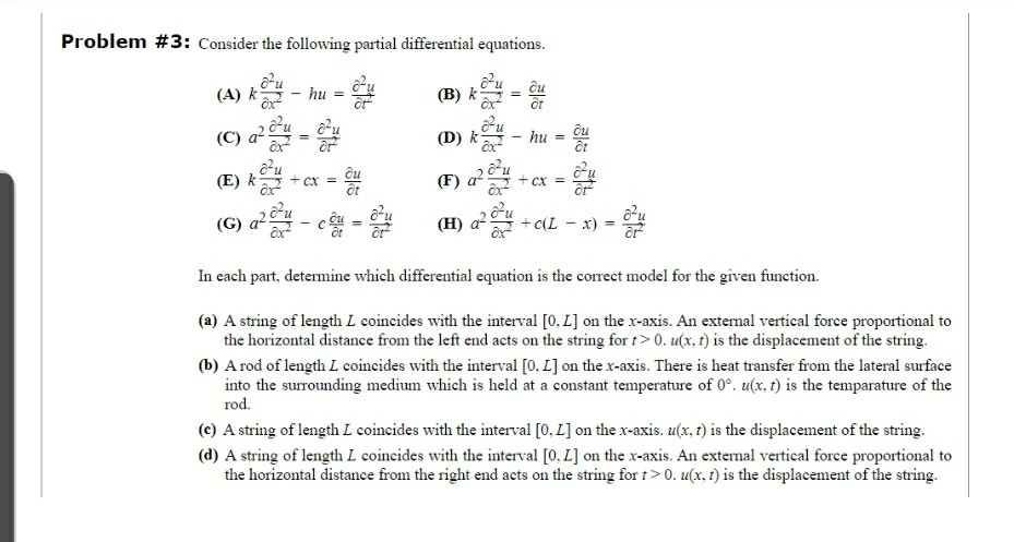 Solved E K Cx Problem 3 Consider The Following Pa Chegg Com