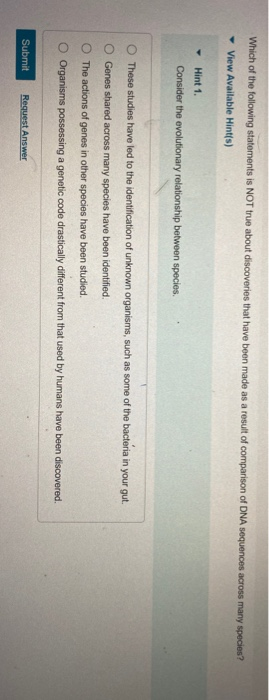 Solved Which of the following statements is NOT true about | Chegg.com