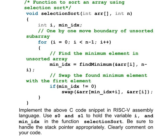 Solved 3. (55 Points) Consider The Following C Code Snippet. | Chegg.com