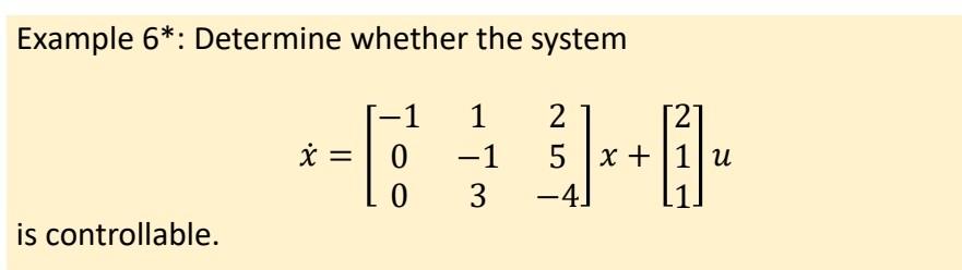 Solved Example 6*: Determine whether the system 1-6 : 1)--# | Chegg.com