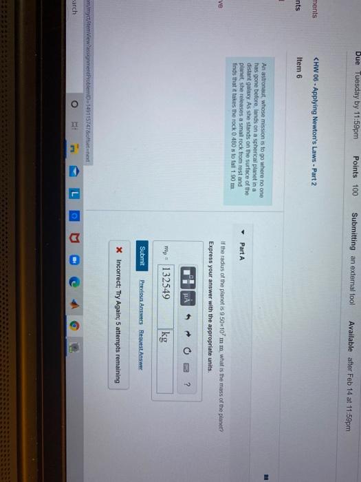 Solved Due Tuesday by 11:59pm Points 100 Submitting an | Chegg.com