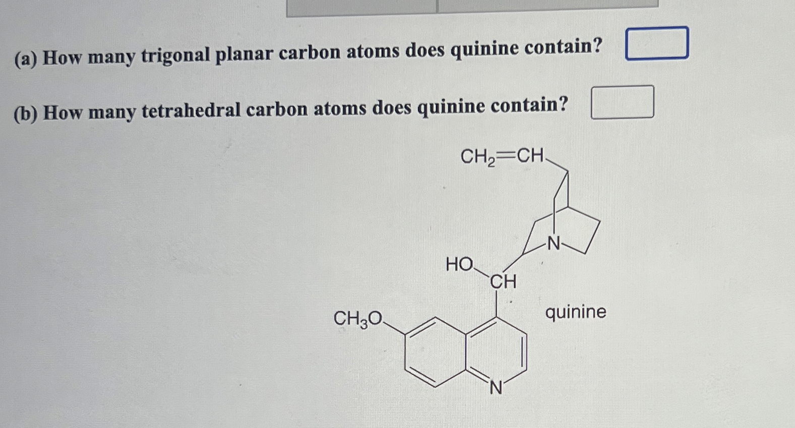 Solved (a) ﻿How many trigonal planar carbon atoms does | Chegg.com