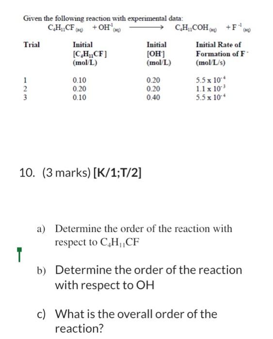 Solved d) Complete the following Reaction \& state its type | Chegg.com