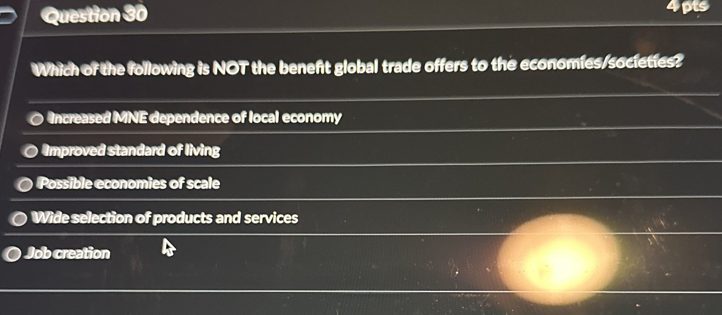 Solved Which of the following is NOT the benefit global | Chegg.com
