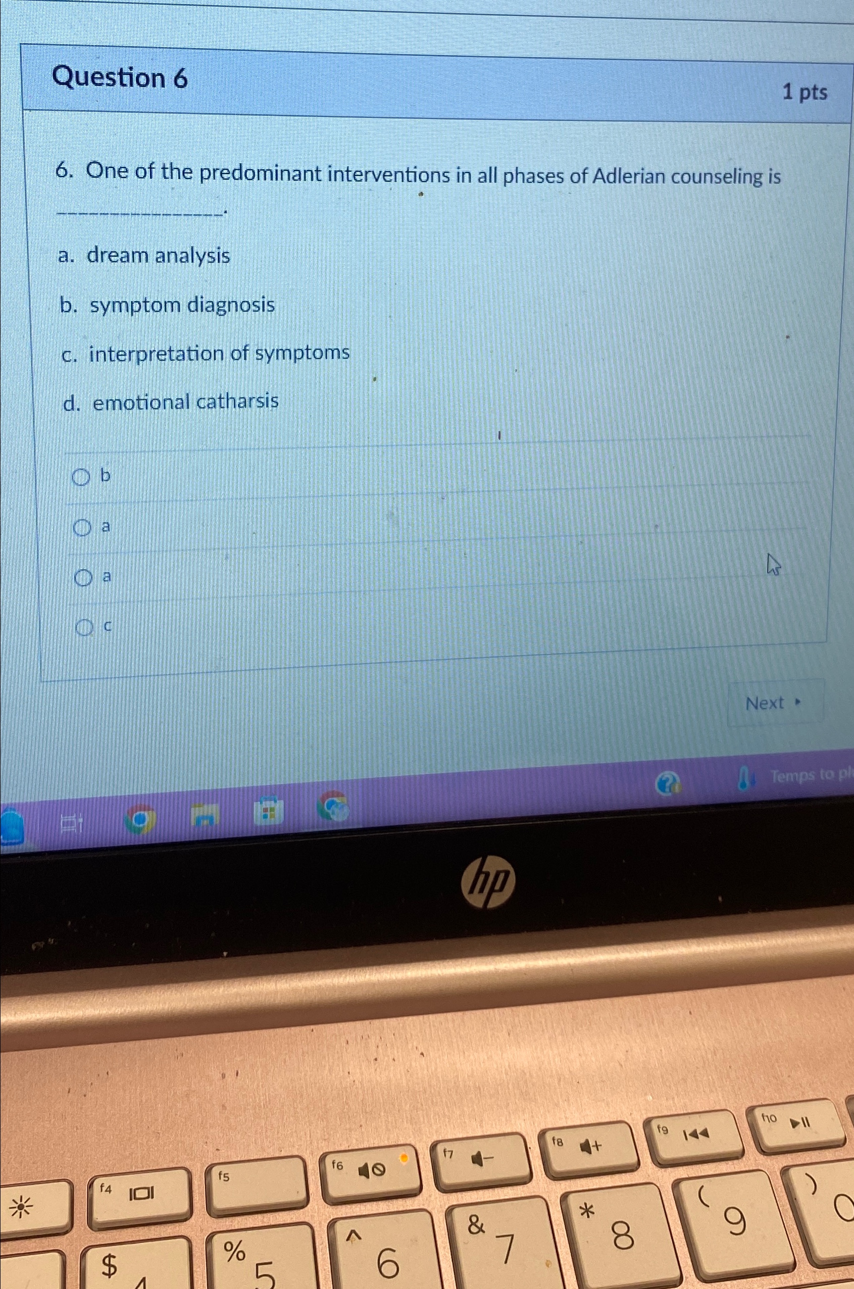 Solved Question 61pts6. ﻿One of the predominant | Chegg.com