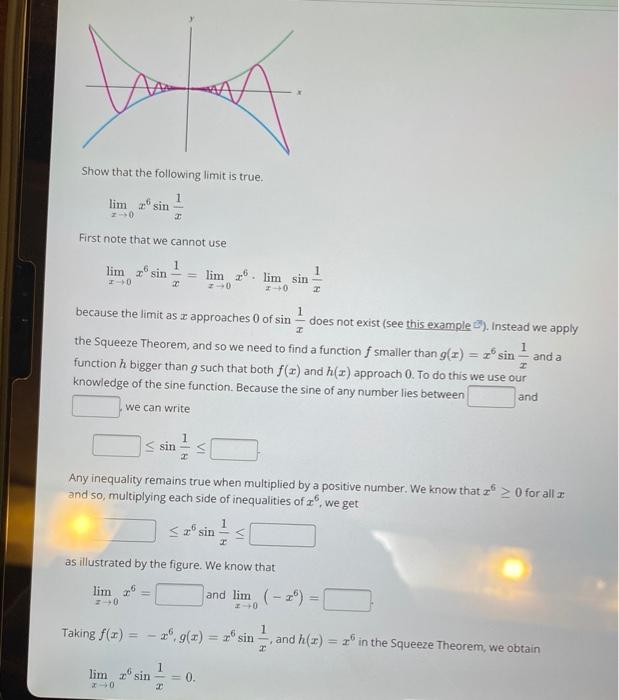 solved-show-that-the-following-limit-is-true-limx-0x6sinx1-chegg