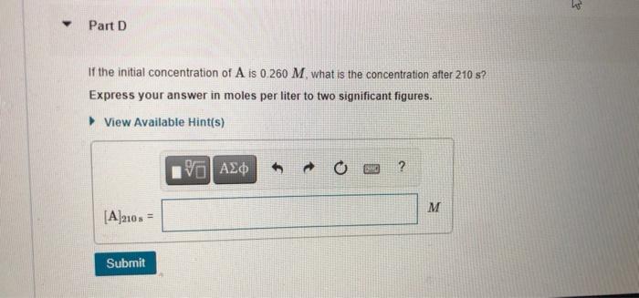 Solved A reaction in which A, B, and C react to form | Chegg.com