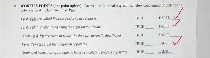 Solved 8. WORTH 5 POINTS (one point apiece): Answer the | Chegg.com